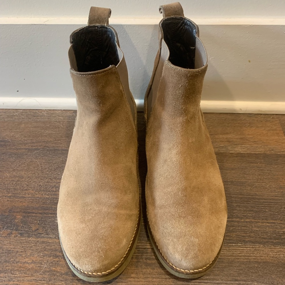 Zara Mens Suede Chelsea Boots
